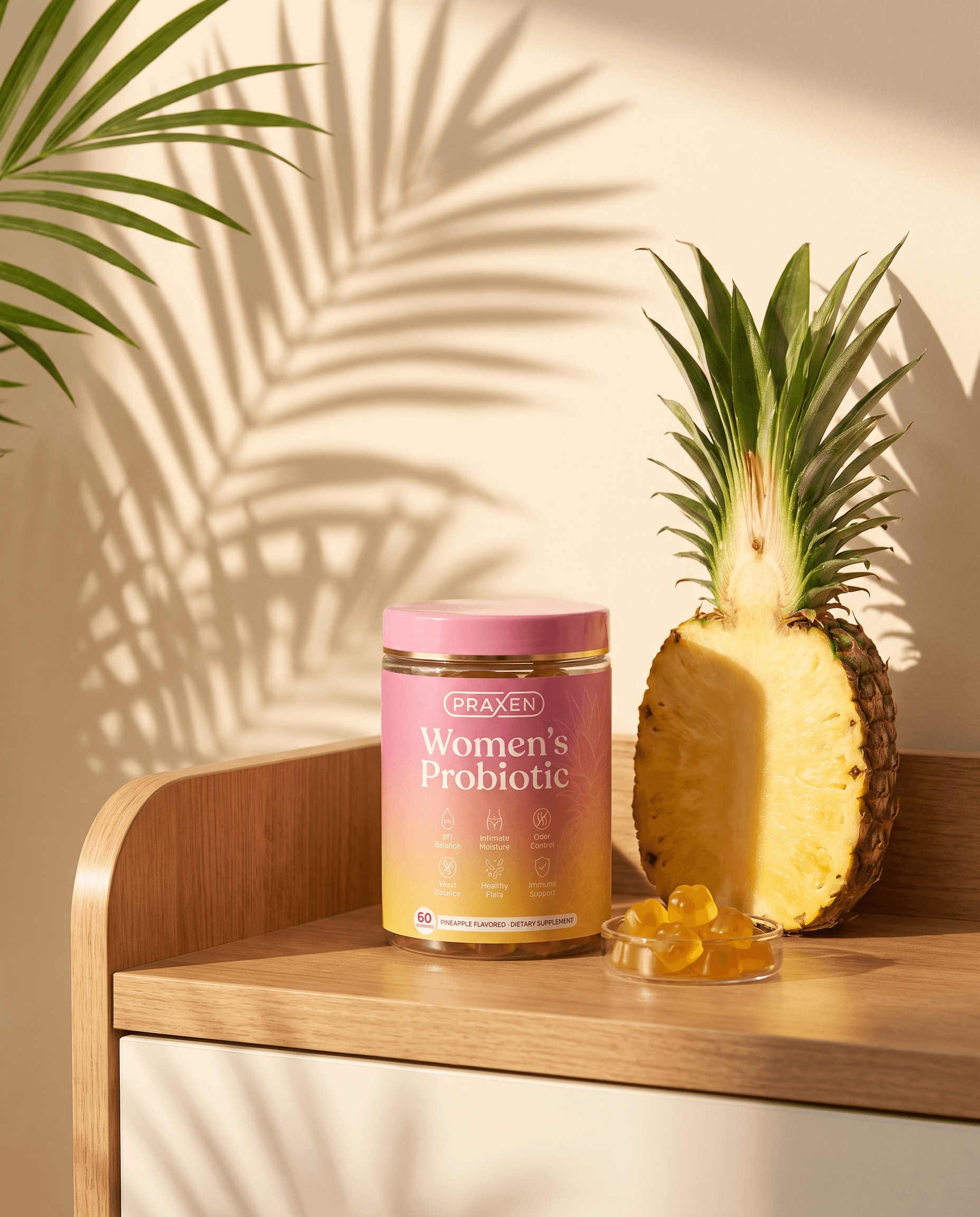 Praxen™ — Women's Daily Probiotic Gummies | Pineapple 6